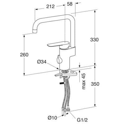 Keittiöhana Gustavsberg Atlantic pkv 205098 - KarelianStore