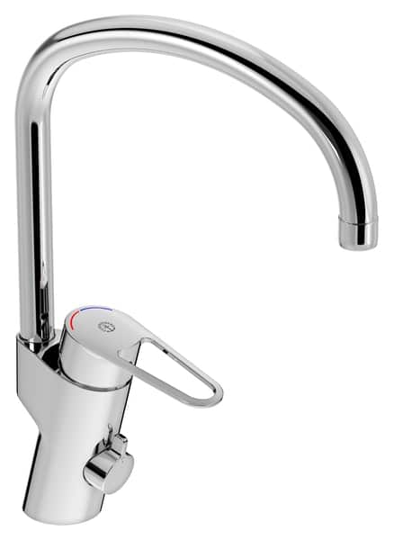 Keittiöhana Gustavsberg Nautic Korkealla juoksuputkella ja pesukoneventtiilillä - KarelianStore