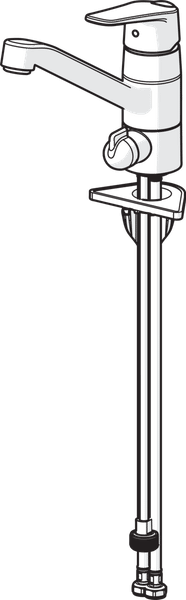 Keittiöhana Oras 1825FG Vega pesukoneventtiilillä ja joustavilla kytkentäputkilla - KarelianStore