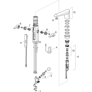 Keittiöhana Oras 2725F Optima Smart Pesukoneventtiilillä - KarelianStore
