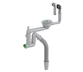 Keittiövesilukko Prevex Smartloc 1-altainen 114mm koripohjaventtiilillä - KarelianStore