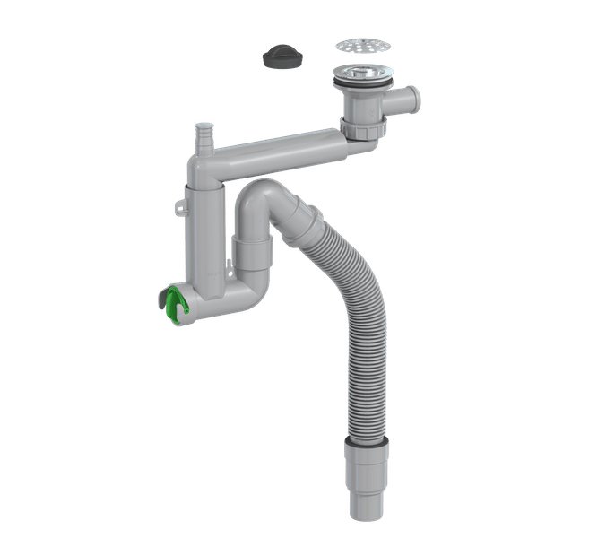 Keittiövesilukko Prevex Smartloc 1-altainen 70mm Sihti - KarelianStore