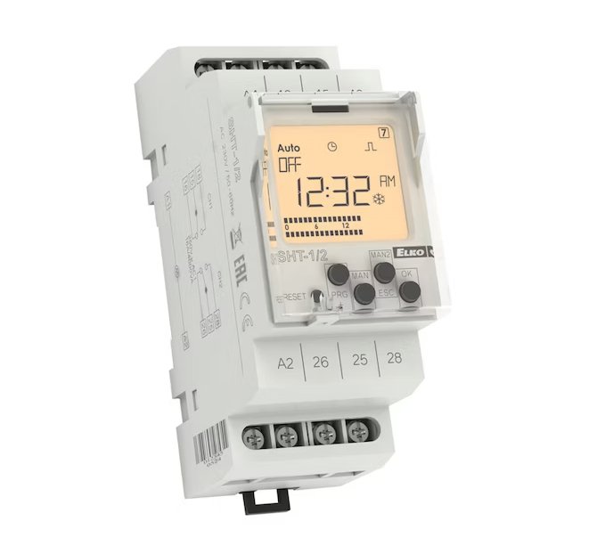 Kellokytkin Elko Digitaalinen EP SHT-1/2 VKO 2-kan 16A 230VAC - KarelianStore