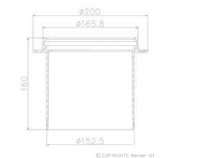 Korotusrengas M-412 Merika 150x160 - KarelianStore