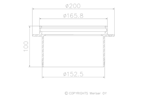 Korotusrengas Merika M-414 150x100 Matto ja Laatta - KarelianStore