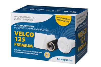 Korvausilmaventtiili Velco 125 Premium - KarelianStore