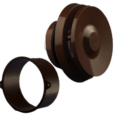 Korvausilmaventtiili Velco VTR-100 ruskea - KarelianStore