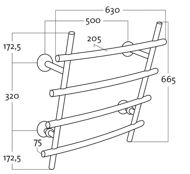 Kuivausteline Rej BT Bamboo Quartet vesi - KarelianStore