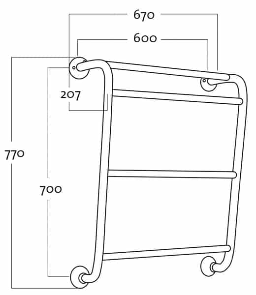 Kuivausteline Rej Retro BT 674 - KarelianStore