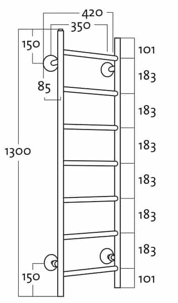 Kuivausteline Rej Tango BTH 35130 Kromi - KarelianStore
