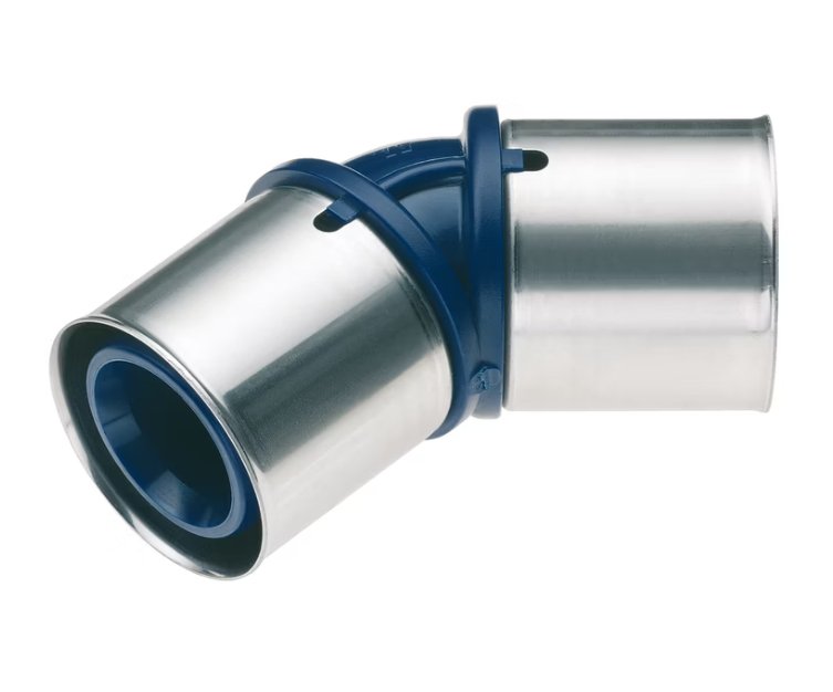 Kulmaliitin Wavin Kompo Tigris 45 75x75 K1 PPSU - KarelianStore