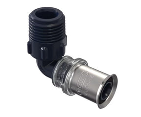 Kulmaliitin Wavin Kompo Tigris 90 UK 25x3/4 K5 PPSU - KarelianStore