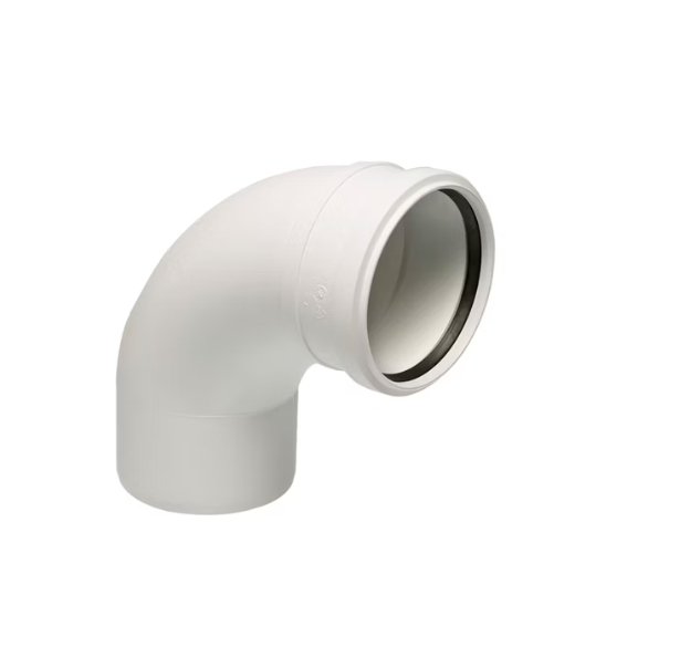 Kulmayhde Uponor Decibel 110x88.5 Pyöristetty PP - KarelianStore