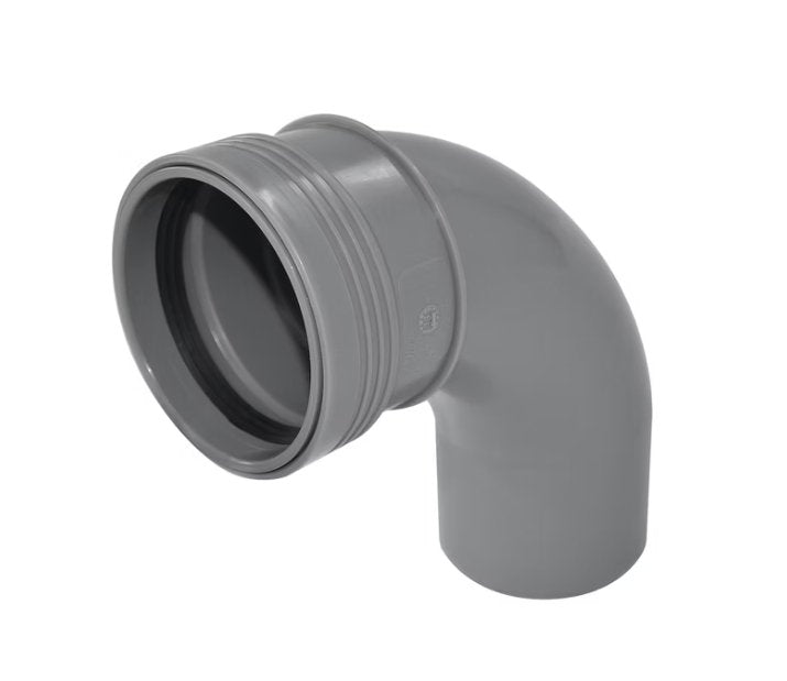 Kulmayhde Wavin HT 75x88.5 Pyöristetty PP - KarelianStore