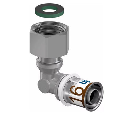 Kulmayhdistäjä Uponor Kompo SK 16x1/2 S-Press Plus DR - KarelianStore
