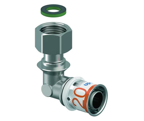 Kulmayhdistäjä Uponor Kompo SK 20x1/2 S-Press Plus DR - KarelianStore