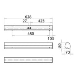 Kylpyhuonevalaisin Ensto Alisa AL141 IP44 LED 9W - KarelianStore