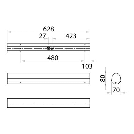 Kylpyhuonevalaisin Ensto Alisa AL141 IP44 LED 9W - KarelianStore