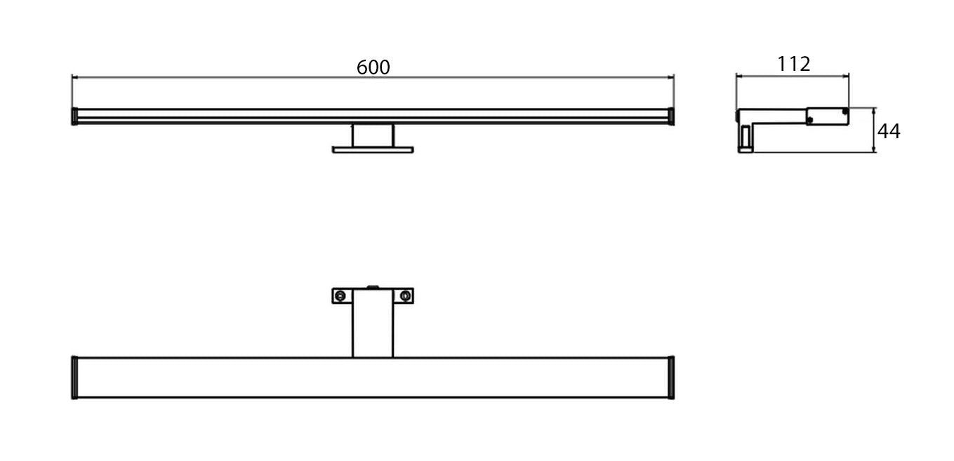 Kylpyhuonevalaisin Onnline Spa IP44 12W 600 mm - KarelianStore