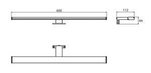 Kylpyhuonevalaisin Onnline Spa IP44 12W 600 mm - KarelianStore