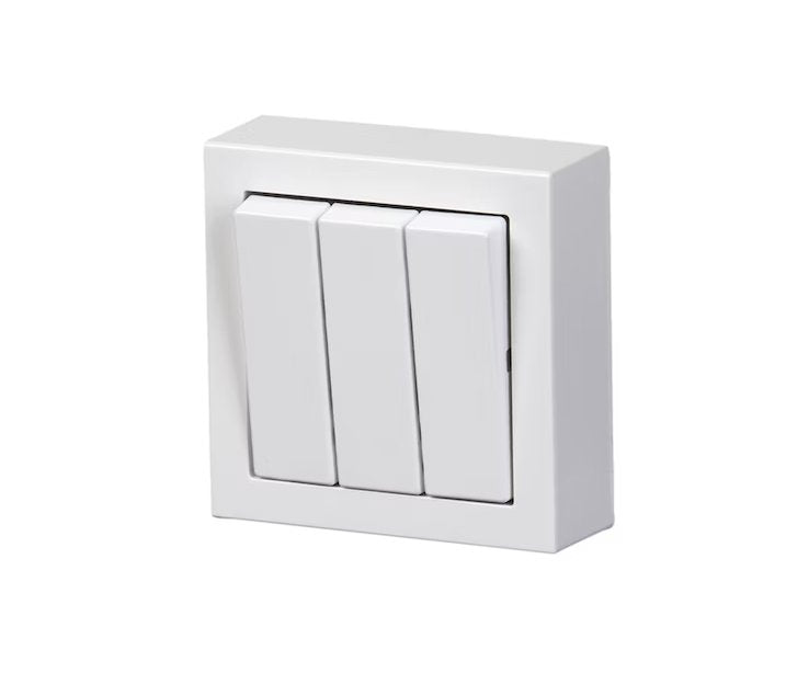 Kytkin ABB Impressivo 1+11 16AX 250V IP21 PPJ 2 Lisäliitintä Valkoinen - KarelianStore