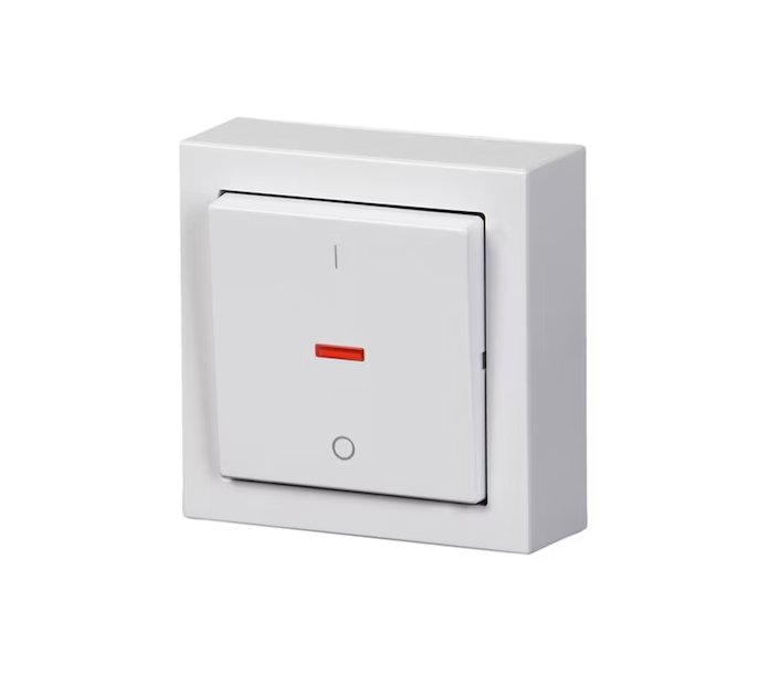 Kytkin ABB Impressivo 2 16AX 250V IP21 PPJ 2 Lisäliitintä Valkoinen - KarelianStore