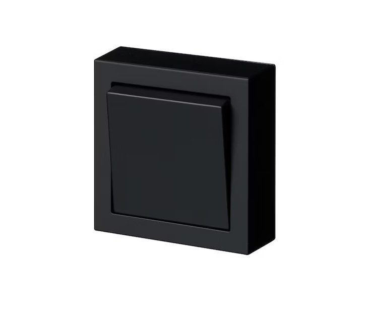 Kytkin ABB Impressivo 6 16AX 250V IP21 PPJ 2 Lisäliitintä Musta - KarelianStore