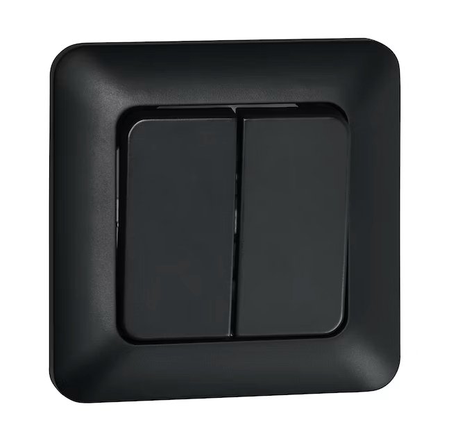 Kytkin Opal Uppo 5 16A 250V IP20 UPR Musta - KarelianStore