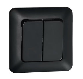 Kytkin Opal Uppo 5 16A 250V IP20 UPR Musta - KarelianStore