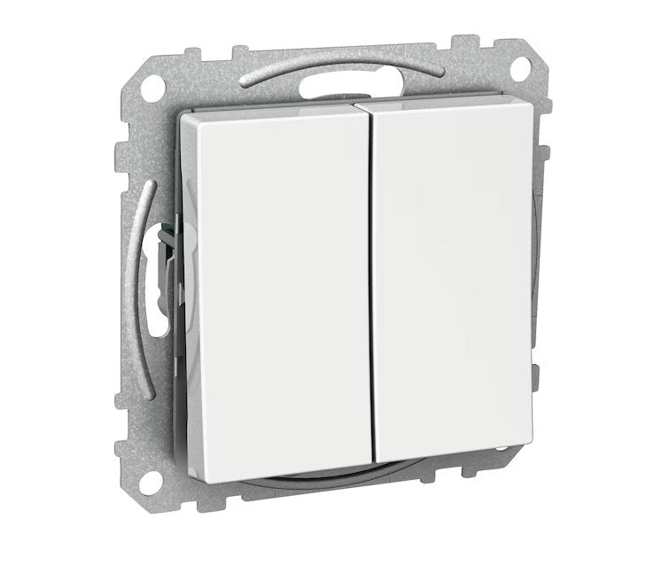 Kytkin Schneider Electric 5 16A IP21 2x UKJ Valkoinen 50 kpl - KarelianStore