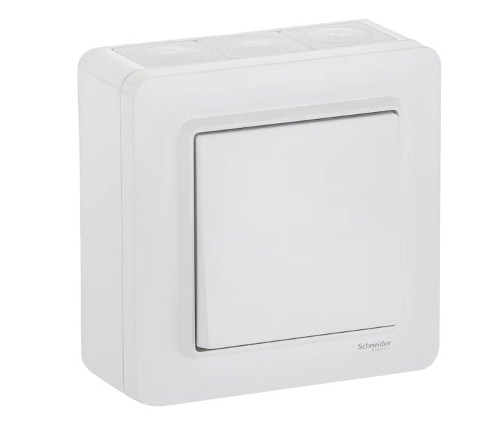 Kytkin Schneider Electric Exxact 6 16A IP44 2x PKJ Valkoinen - KarelianStore