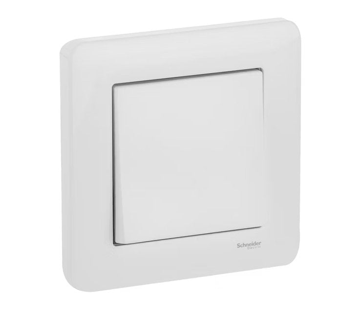 Kytkin Schneider Electric Exxact 6 16A IP44 2x UKJ Valkoinen 5kpl - KarelianStore