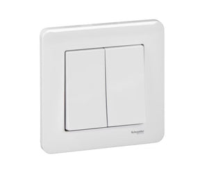 Kytkin Schneider Electric Exxact Kruunu 6 Valkoinen RL 5 kpl - KarelianStore