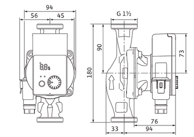 Lämpöjohtopumppu Wilo Yonos Pico 25/1-6-(EU180) - KarelianStore
