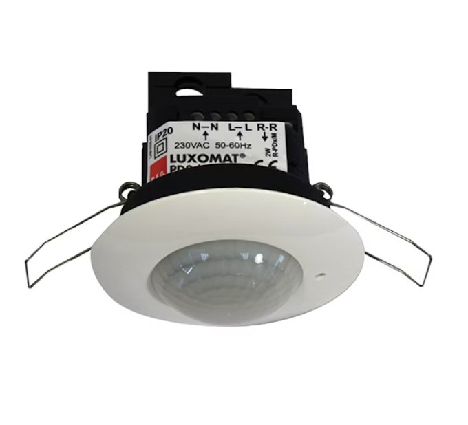 Läsnäolotunnistin Luxomat PD2-S-FP 360D Valonm Valkoinen - KarelianStore