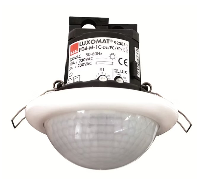 Läsnäolotunnistin Luxomat PD4-M-1C-FP Valonmittauksella - KarelianStore