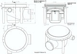 Lattiakaivo Merika 75 mm Vaaka - KarelianStore