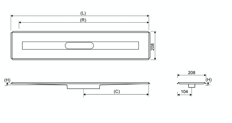Lattiakaivokaluste Unidrain 3004 Lattia 1200mm - KarelianStore