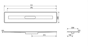 Lattiakaivokaluste Unidrain 3004 Lattia 300mm - KarelianStore