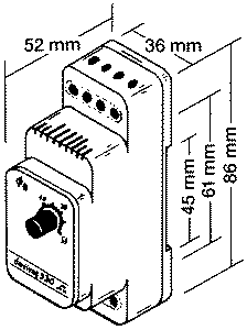 Lattiatermostaatti DEVIreg 330 +5-+45 16A - KarelianStore