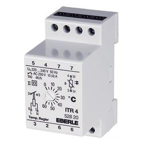 Lattiatermostaatti Eberle 52820,0-+60,10A DIN - KarelianStore