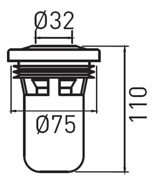 Lattiavesilukko Prevex 71440 32/75mm - KarelianStore
