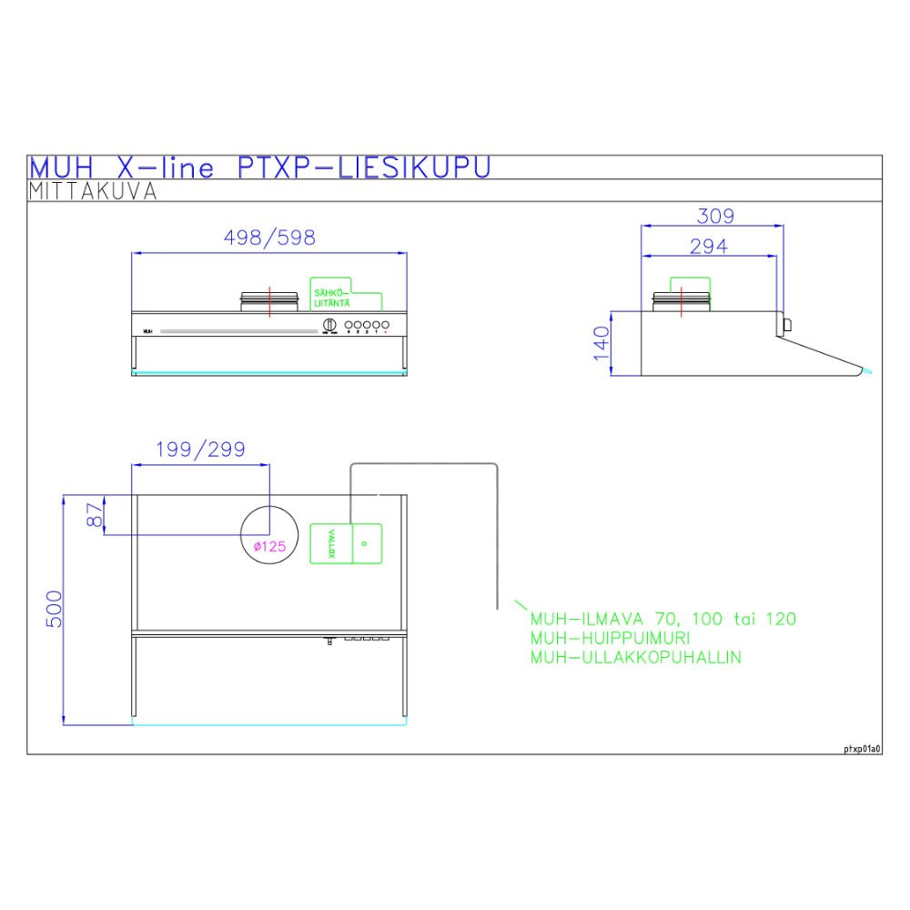 Liesikupu Vallox PTXP 500 - KarelianStore