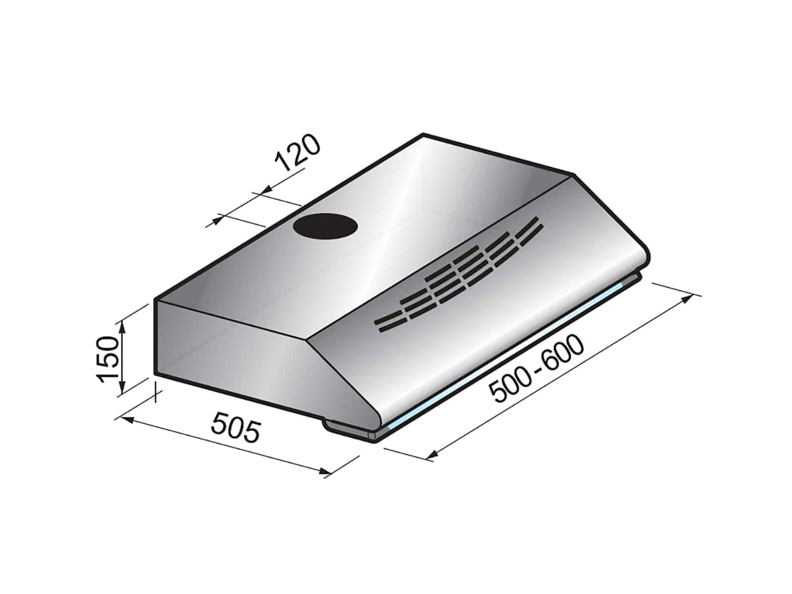 Liesituuletin Savo F-1605-W 50cm Valkoinen - KarelianStore