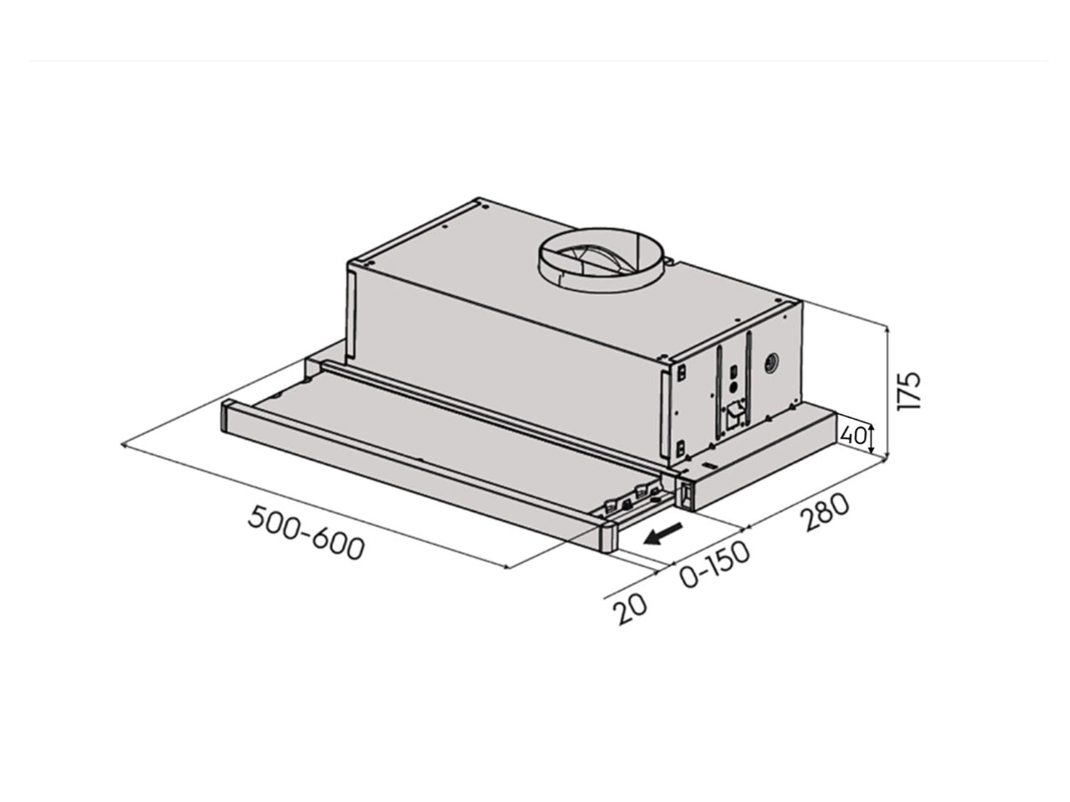 Liesituuletin Savo P-2405-W 50cm Valkoinen - KarelianStore