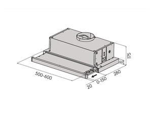 Liesituuletin Savo P-2405-W 50cm Valkoinen - KarelianStore