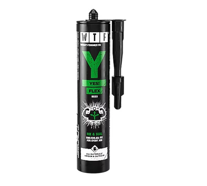 Liima- ja Tiivistysmassa WTF Y YES Flex Musta 310ml - KarelianStore