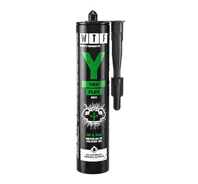 Liima- ja Tiivistysmassa WTF Y YES Flex Tummanharmaa 310ml - KarelianStore