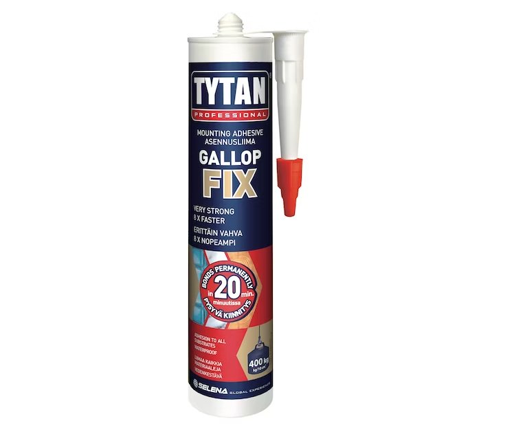 Liimamassa Gallop Fix Tytan 290ml Valkoinen - KarelianStore