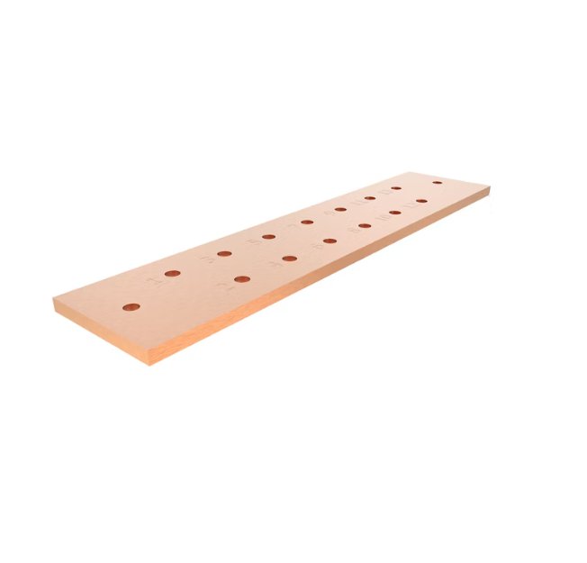 Maadoituskisko Ouneva 10x100x450 13 Reikää 11mm - KarelianStore